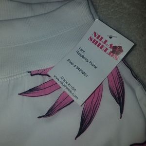 Nilla shields white and floral pants